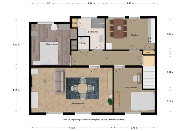 Floorplan - Kaai 5, 4527 AD Aardenburg